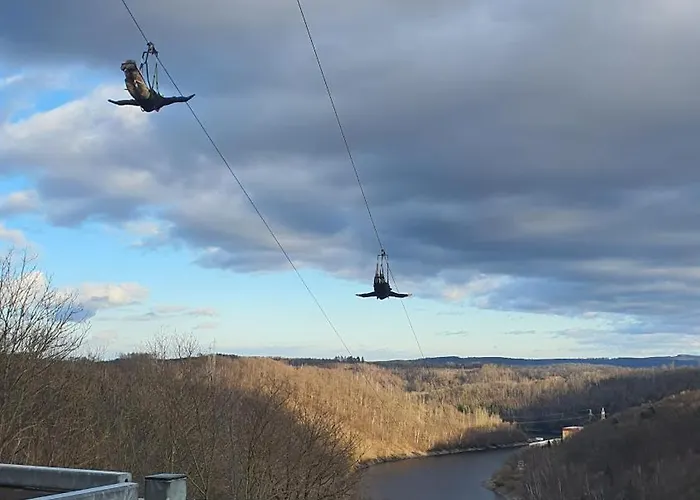 公寓 Modernes Harz Ueber Den Baumspitzen *