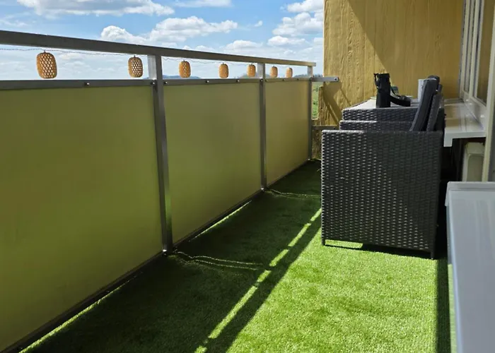 Modernes Harz Ueber Den Baumspitzen *