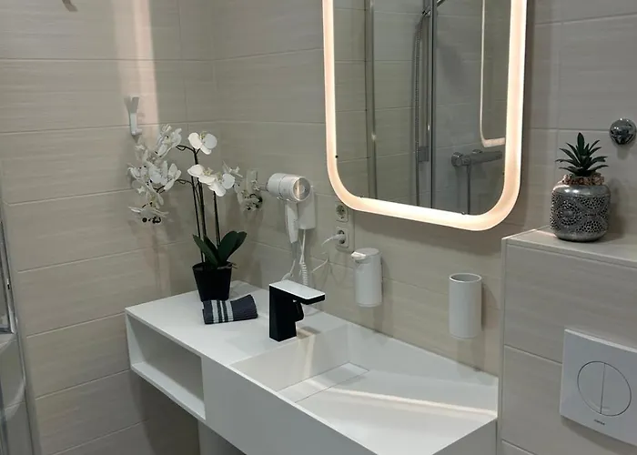 公寓 Modernes Harz Ueber Den Baumspitzen *